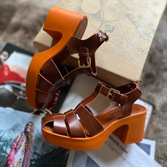 Free People Pacific Platform Fishermen Heels - Picture 9 of 16